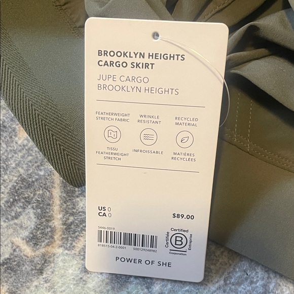 Athleta Women's Olive Green Pencil Skirt - Picture 9 of 9